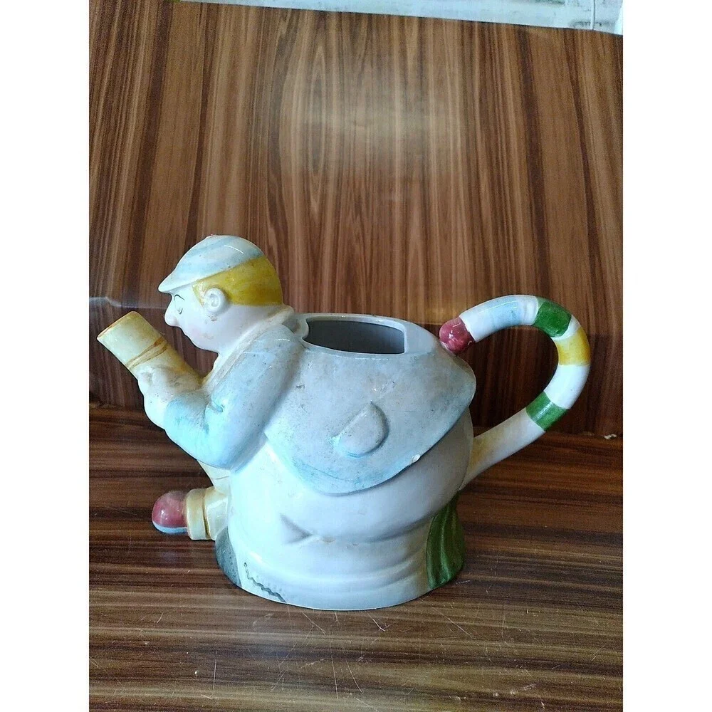 VINTAGE 1988 Dept.56 No.2 Croquet Tea Time tea pot